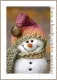 Have A Lovely Winter Morning.. Glitter Snowman