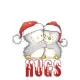 Penguins in the snow.. hugs
