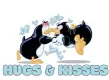 HUGS & KISSES. 