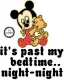 it's past my bedtime night-night