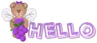 Hello (Bear with grapes)