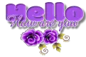 Pretty flowers - Hello