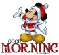 GOOD MORNING ( MICKEY MOUSE SANTA IN THE SNOW) â„