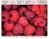 ENJOY THIS LOVELY SUMMER MORNING, RASPBERRIES, FRUIT, GREETINGS