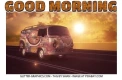 GOOD MORNING, SUMMER, VW VAN, SEASONS, BEACH