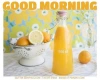 GOOD MORNING, ORANGE JUICE, GREETINGS, TEXT