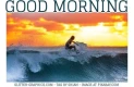 GOOD MORNING, BEACH, OCEAN, TEXT, GREETINGS