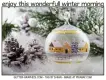 enjoy this wonderfull winter morning, CHRISTMAS, TEXT