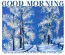 GOOD MORNING, ANIMATED, SNOWING, TEXT