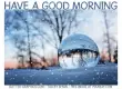 HAVE A GOOD MORNING, SNOWING, ANIMATED, TEXT