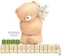 GOOD MORNING, TEDDY BEAR,  ANIMALS, TEXT