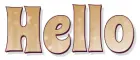 HELLO, STARS, BROWN, TEXT, GREETINGS