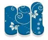 Hi, TURQUOISE, FLOWERS, GREETINGS, TEXT