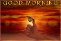 GOOD MORNING, ANIMALS, BUTTERFLY, TEXT