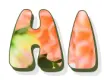 Hi, PEACH, DALIA, FLOWERS, TEXT