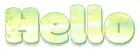 Hello, YELLOW, GREETINGS, TEXT