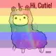 Rainbow Llama