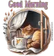 Sleeping Kitty - Good Morning