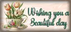 Teacup with flowers