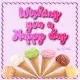Wishing you a happy day - by Robbie