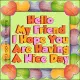 Hello my Friend