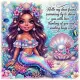 Hello My Dear Friend - Mermaid Style 3