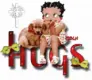 Betty Boop hugs y