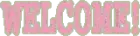 pink welcome