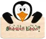 Penguin Sign with Saying