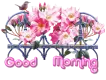 Pink flowers, good morning