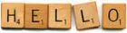 scrabble hello