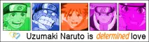 Naruto is determined love
