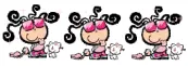 Bubblegum girl  with kitty