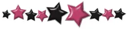 Stars Pink Black