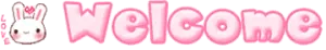 welcome kawaii