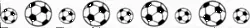 Mini Glitter Soccer Divider