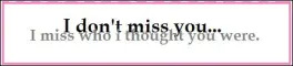 I Don't Miss You